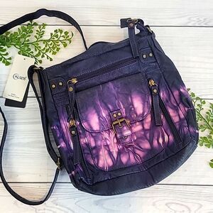 KL928 crossbody bag NWT - Purple tie dye